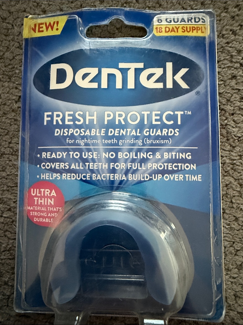 6 DenTek Fresh Protect Disposable Dental Guards